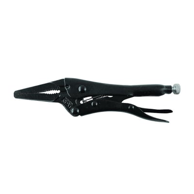 Diesella WLDPRO svejsetang D9S med 175 mm lange, smalle kæber og justeringsskrue, fremstillet i sort-oxideret chrom-vanadium stål.