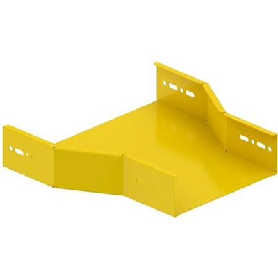 Schneider Electric reduktionsstykke 60x300-200mm FZS i gul RAL1023, designet til kabelbakker og ventilation.