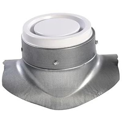 Lindab VPS250 påstik i metal med hvid plastikindsats og bajonetfatning til ventil med diameter Ø200mm.