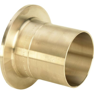 Viega Seapress krave i messingfarvet CuNi10Fe1,6Mn materiale til 76,1 mm rør, ideel til havvand.