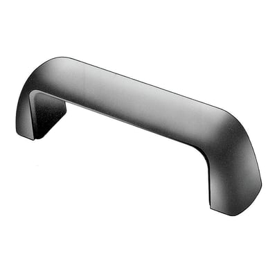 Gamm MT bøjlegreb i matsort, lavet af glasfiberforstærket thermoplast med indvendig gevind til 6mm.