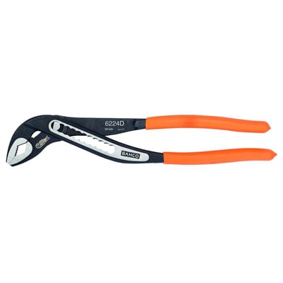 Bahco vandpumpetang 6224D 250mm, fremstillet i Spanien med et smalt design og justerbare kæber.