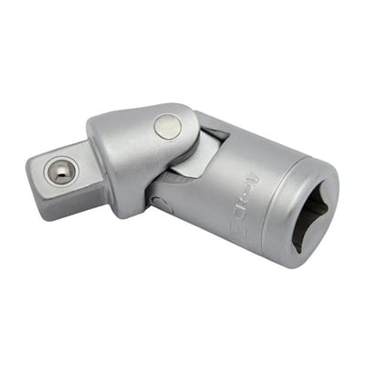 Ironside kardanled med 1/2" firkant og 75 mm længde, set skråt forfra med firkantet fæste og rundt led.