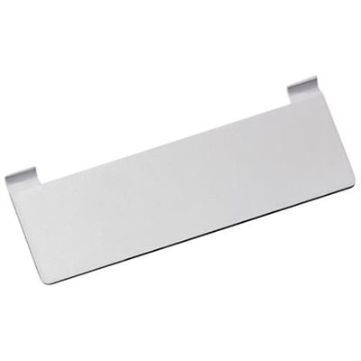 Schneider Electric mærkningsplade i hvid PC/ABS plast, 100 x 30 mm, med clips til montering på gitterbakker.