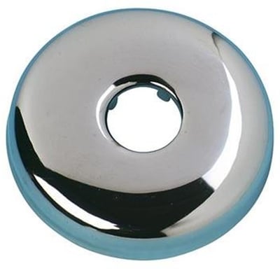 Unico vægroset i poleret messing til 1/2" gevind, ø76mm diameter og 14mm højde, med en indvendig åbning på 20,5mm.