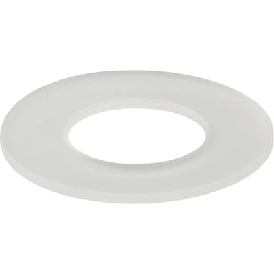 Ifö Cera bundventilpakning af silikonegummi, type 240, med indvendig diameter på 32 mm og ydre diameter på 63 mm.