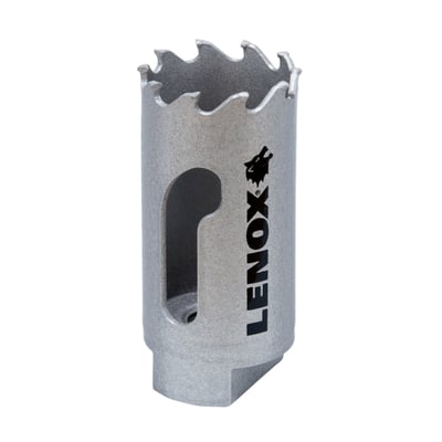 Lenox Carbide Tipped hulsav med Speed Slot®, 29 mm, viser tændernes aggressive design og hul til nem tømning.