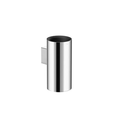 Laufen Niara tandkrus til vægmontering med blank, forkromet overflade og cylindrisk form.