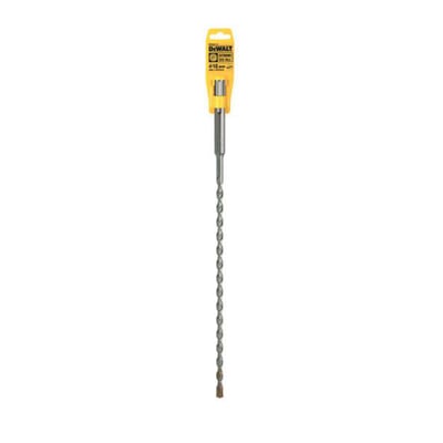 DeWalt SDS-Max hammerbor med to skær, 12 mm og 340 mm langt, vist i gul emballage.
