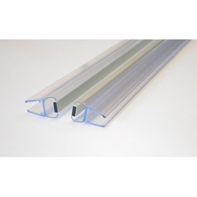 Contura Shower Space magnetliste sæt til brusekabinedøre med knopgreb, lavet af klar plast med magnetstrimler.