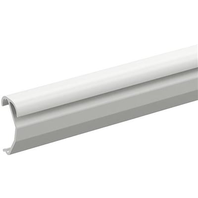 Schneider Electric kantbeskyttelse 28P i grå plast, 2 meter lang, til beskyttelse af kabler på stiges sideprofil.