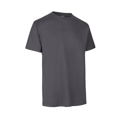 ID Identity T-shirt Pro i farven silver grey, størrelse 2XL, med rund hals og korte ærmer, præsenteret på hvid baggrund.