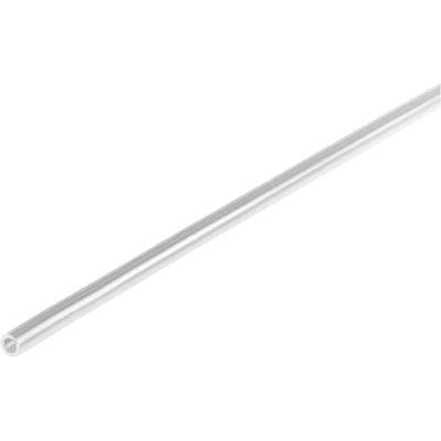 Festo trykluftslange PFAN 6X1 i naturfarve, med en udvendig diameter på 6mm og indvendig på 4mm, vist på hvid baggrund.