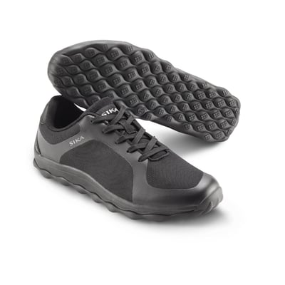 Sika Footwear Move arbejdssko i sort, størrelse 35, med ekstra skridhæmmende ydersål med luftbobler og åndbart meshmateriale.