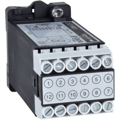 Schneider Electric Kontaktelement BCD+LAT ZA2VA12 med skrueterminaler og mærkning.