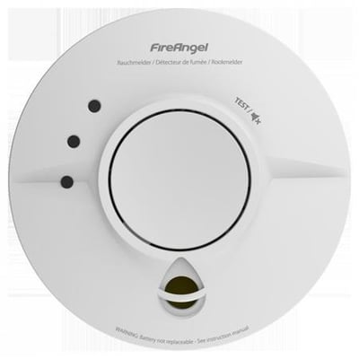 FireAngel SM-F 230V optisk røgalarm med 10 års backup batteri og Thermoptek multi-sensor teknologi.