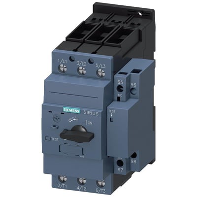 Siemens SIRIUS 3RV2 motorværn, størrelse S2, med 14-20A justeringsområde og skrueterminaler for pålidelig motorbeskyttelse.