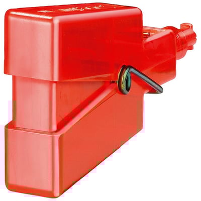 Siemens rød pasringstang til NEOZED og DIAZED sikringssystemer, 63A, vist på hvid baggrund.