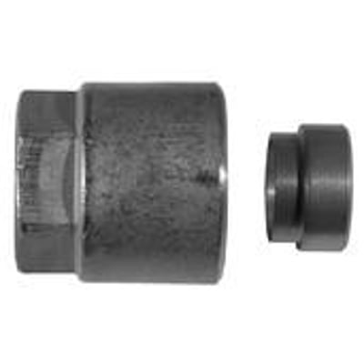 Messing møtrik med klemring, dimensioner 6 mm x 1/8", fremstillet i messing (CW617N), PN 125 godkendt.