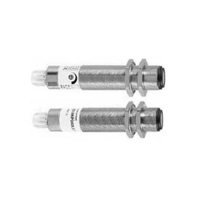 Schneider Electric cylindrisk lysbom M18, et sæt med sender og modtager, hver med M12 4-pin stik.