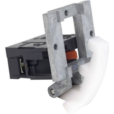 Schneider Electric kontaktelement XACS103 med 2xNO kontakter, grå metal og sort plast, 3A.