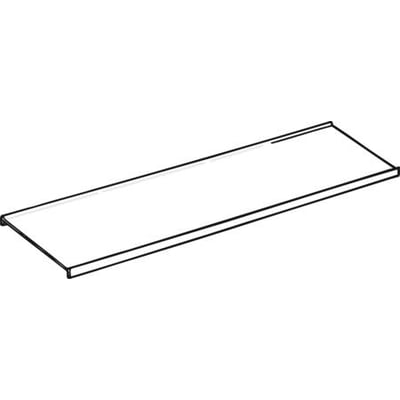 Legrand GLO-4 låg til kabelstige, 600 mm bredt, lavet af galvaniseret stål til indendørs brug.