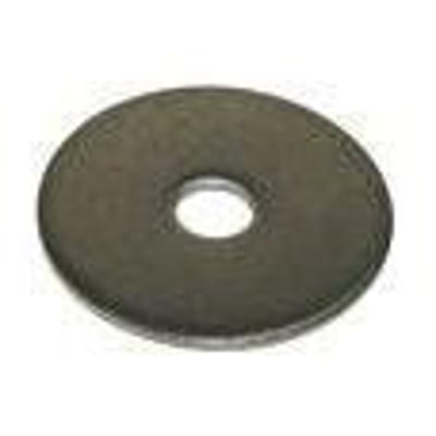 Syrefast skærmskive i A4-stål med indvendig diameter 10,5 mm og udvendig diameter 30 mm.