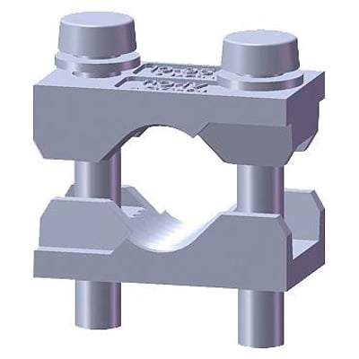 Siemens prism terminal for NH2 sikringslastafbryder, 120-240 mm2, med skrue.