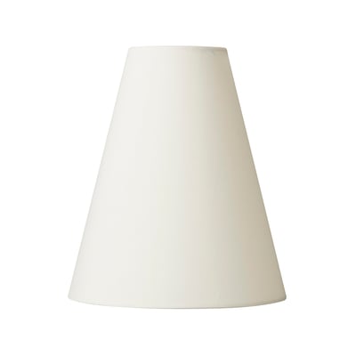 Nielsen Light Trafik lampeskærm i creme farve, fremstillet af kraftigt stof med en fin struktur og diameter på 20 cm.