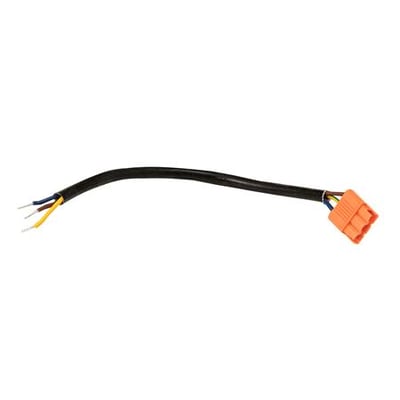 Fast connection set til Solar Light Upload II med orange stik og tre synlige ledninger i sort kabel.