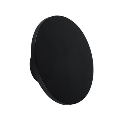 V-TAC 12W LED Dome Light i sort PC-hus, rund loftsbelysning med 1200lm og 3000K varm hvid farve.