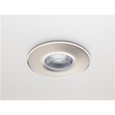 Philips CoreLine RS155B indbygningsspot med 7.2W LED, 720 lm og 2700K varm hvidt lys i aluminium.