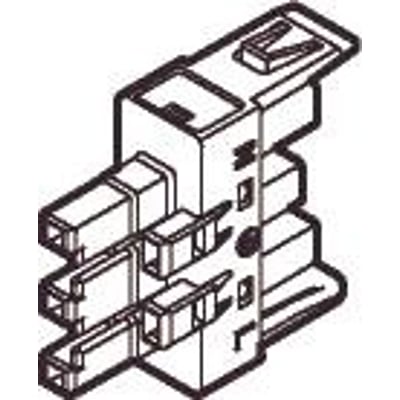 Lauritz Knudsen INSTALLATIONSKOBL WINSTA hun-kobling i lysegrå med 20A mærkestrøm og 250 V mærkespænding.