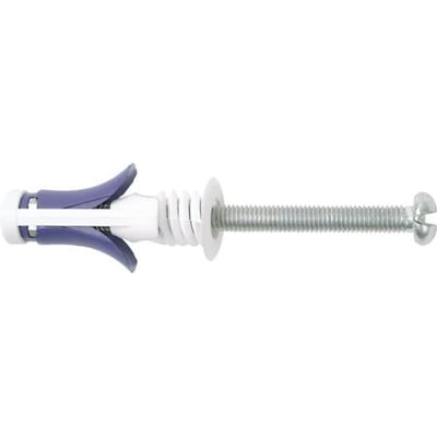 Schneider Electric DUO-MAX TSP hulrumsplug med Ø6 mm bor og formonteret M3 krog, velegnet til plader 3-20mm.