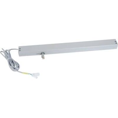 Komplet WindowMaster WMX 826 kædemotor i hvid med tilhørende kabel til tilslutning, klar til installation.