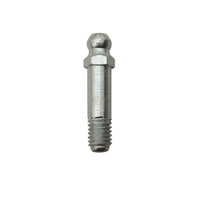 Smørenippel H1 M6x1,0 med 29 mm længde, lige model til fedtsmøring.