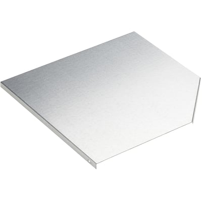 Schneider Electric låg til 90° bøjning i 500x1 mm Zinc+ med synlig kant og foldning.