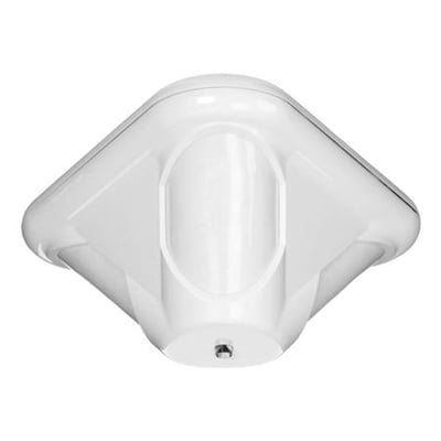 Bosch kombidetektor til loftmontering med 360° dækning, hvid plast og en rækkevidde på Ø16 meter.