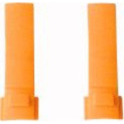 Eaton kodestift M22-XC-Y i gul farve, vist individuelt på hvid baggrund, med fokus på dens rektangulære form og monteringsdetaljer.