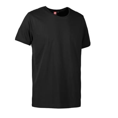ID Identity Pro wear T-shirt i sort, størrelse 2XL, fremstillet af bæredygtig bomuld og genanvendt polyester.
