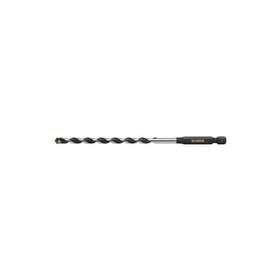 Ironside universalbor med HM-spids, 6,0 x 90/150 mm, HEX-skaft, vist fra siden med spiralformet bor.