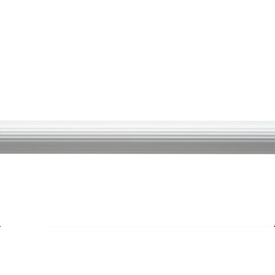 Hefe teleskopstang i hvid med justerbar længde fra 60-90 cm, vist på hvid baggrund.