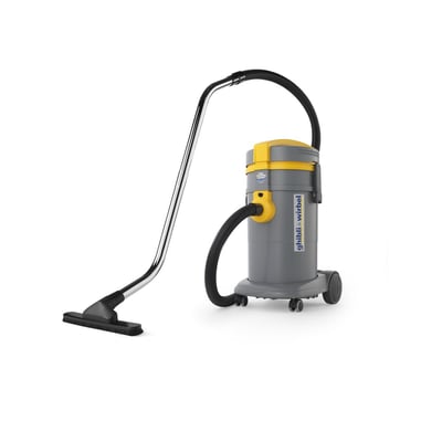 Ghibli Power WD 36 P industristøvsuger til våd- og tørsugning i grå med gul detalje og M-klasse filter.