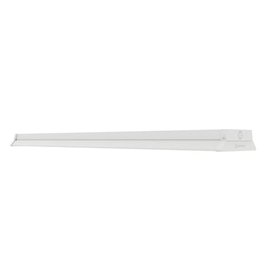 Hvidt Ledvance Linear Surface Combo påbygningsarmatur, langt og slankt med lysflade langs undersiden.
