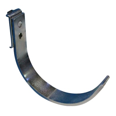 Maskinfabrikken Universal bøjle i fladstål 3 x 20 mm med 80mm diameter, vist isoleret mod hvid baggrund.