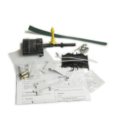 CommScope FIST/FOSC Gel Seal tætningssæt til oval port med sorte tætninger, stropper, beslag og vejledning til 2 kabler på Ø6-16 mm.