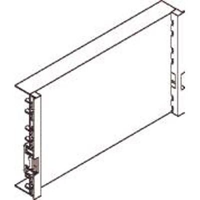 Illustration af en komplet Cubic afdækningsplade på 3 meter, model 0603-0300, med synlige monteringsdetaljer.