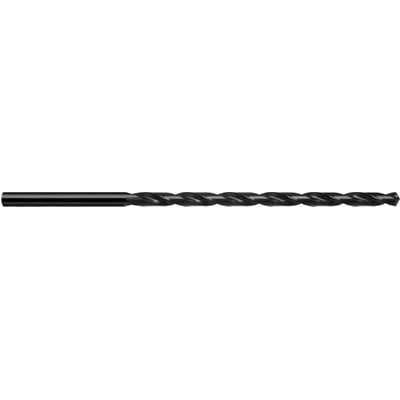 Gühring Spiralbor 235 DIN1869 HSS på 2,5 mm, set tæt fra siden med blankt skaft og lange spiralnoter.