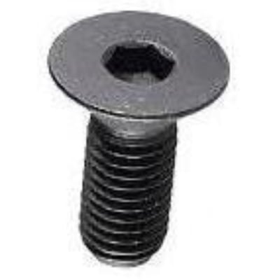 M14x35 undersænket insex skrue i sort finish, med 10.9 styrke og fuldt gevind, ISO 10642/DIN 7991 standard.