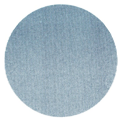 3M Xtract Netrondel 310W 53519 sliberondel i mørkeblå, 150mm, viser et tæt netmønster for effektiv støvudsugning.